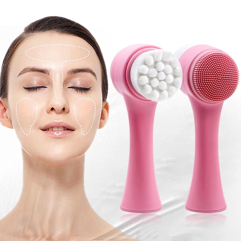 Double Sided Facial Brush